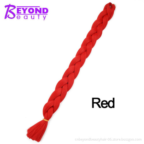 Jumbo Braid Hair 82 Inch 165G Synthetic x pression Braiding Hair Black Blond Pink Purple Gray Crotchet Braids Twist